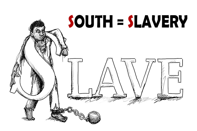 the south lost slave